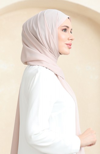 Châle Crêpe Uni 81077-24 Beige Clair 81077-24