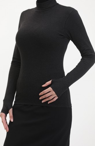Turtleneck Bodysuit 10405-01 Black 10405-01