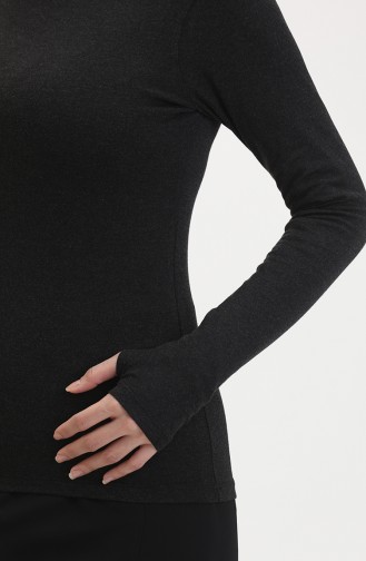 Turtleneck Bodysuit 10405-01 Black 10405-01