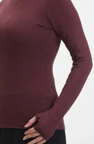 Body Col Roulé 10405-02 Rouge Claret 10405-02