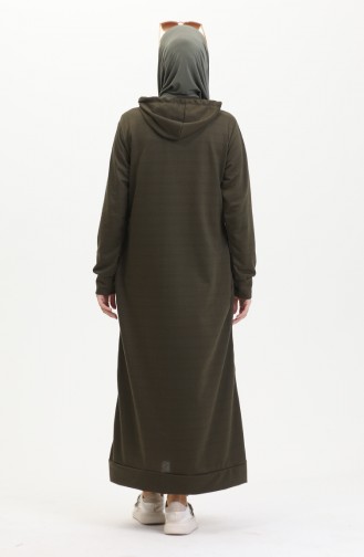 Robe Sport A Capuche Deux Fils 0190-23 Khaki Foncé 0190-23
