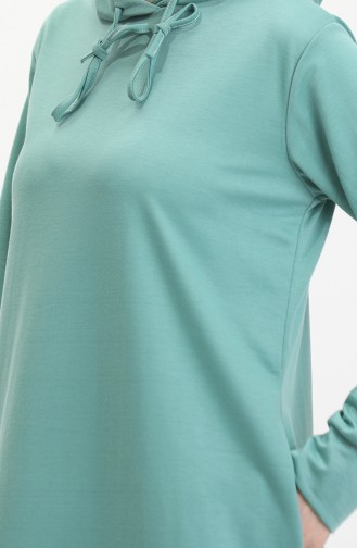Robe Sport A Capuche Deux Fils 0190-24 Vert Clair 0190-24