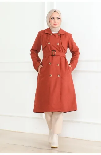 Double Breasted Belted Cashmere 0500-07 Tile 0500-07