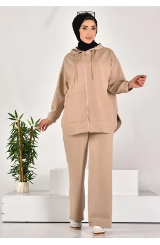 Noktae Combinaison Double Zippée Avec Poche En Tissu 14278-02 Pierre 14278-02