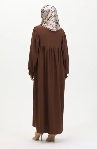 Roba Abaya Froncee 1052-03 Marron 1052-03