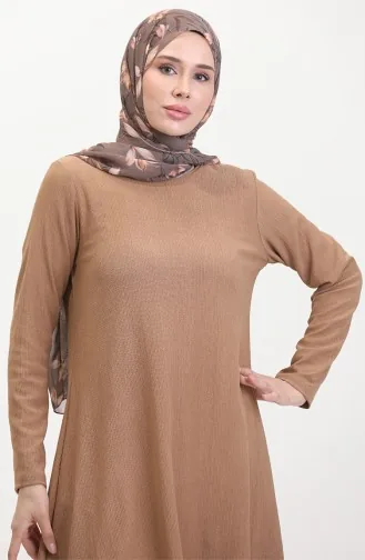 Asymmetrisch Gesneden Tuniekbroek Dubbel Pak 1051-04 Mink 1051-04