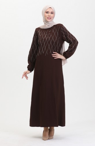 Stone Abendkleid 0525-02 Braun 0525-02