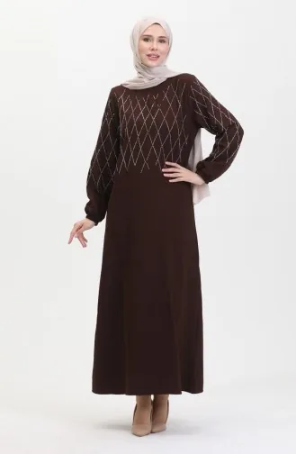 Stone Abendkleid 0525-02 Braun 0525-02