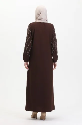 Stone Abendkleid 0525-02 Braun 0525-02