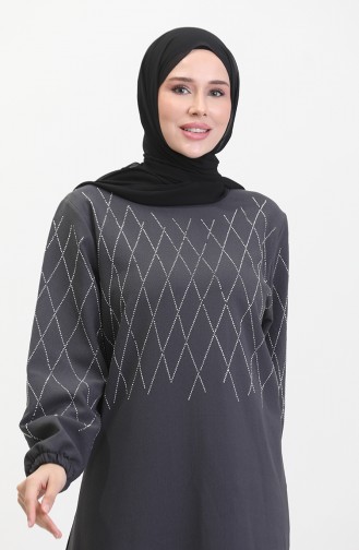 Stone Abendkleid 0525-03 Anthrazit 0525-03