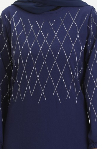 Stone Abendkleid 0525-04 Marineblau 0525-04