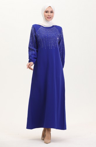 Steinfarbenes Abendkleid 0521-01 Saks 0521-01