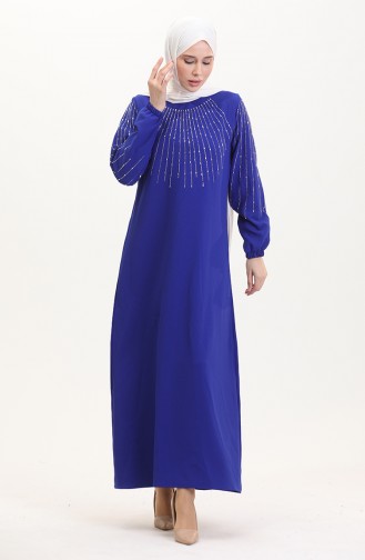 Steinfarbenes Abendkleid 0521-01 Saks 0521-01