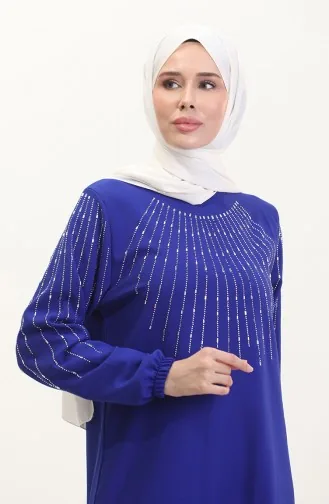 Steinfarbenes Abendkleid 0521-01 Saks 0521-01