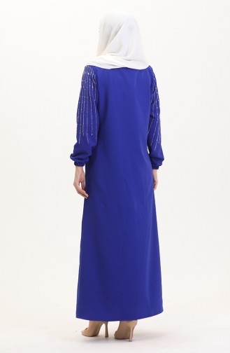 Steinfarbenes Abendkleid 0521-01 Saks 0521-01
