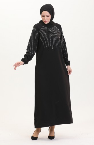 Stone Abendkleid 0521-02 Schwarz 0521-02