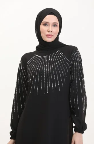 Stone Abendkleid 0521-02 Schwarz 0521-02