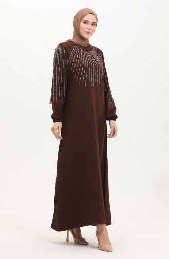Stone Abendkleid 0521-03 Braun 0521-03