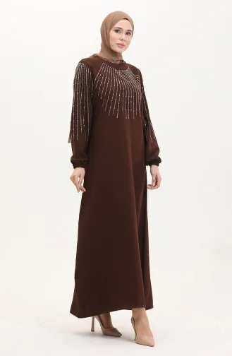 Stone Abendkleid 0521-03 Braun 0521-03
