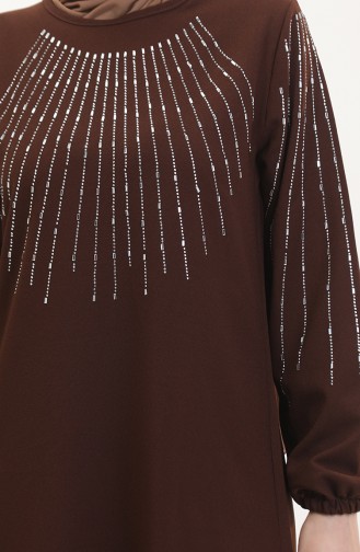 Stone Abendkleid 0521-03 Braun 0521-03