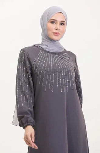 Stone Abendkleid 0521-04 Anthrazit 0521-04