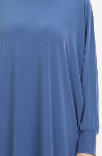 Casual Jurk Met Vleermuismouwen 2000-22 Indigo 2000-22
