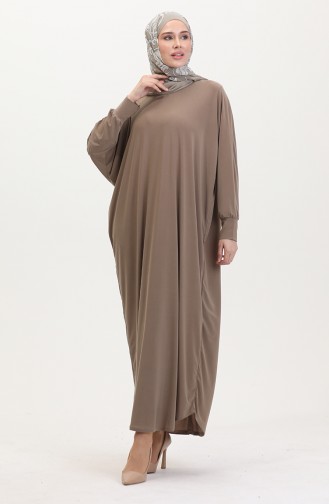 Robe Casual Manches Chauve Souris 2000-23 Vison Clair 2000-23