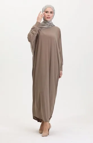 Batwing Sleeve Casual Dress 2000-23 Powder 2000-23