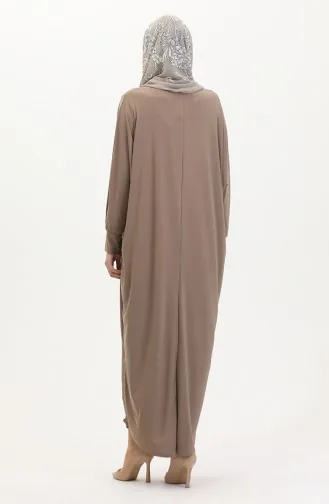 Batwing Sleeve Casual Dress 2000-23 Powder 2000-23