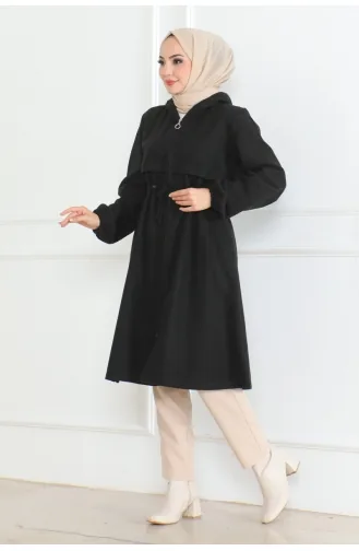 Laced Sports Cashmere Coat 05033-01 Black 05033-01