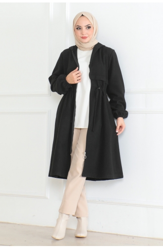 Laced Sports Cashmere Coat 05033-01 Black 05033-01