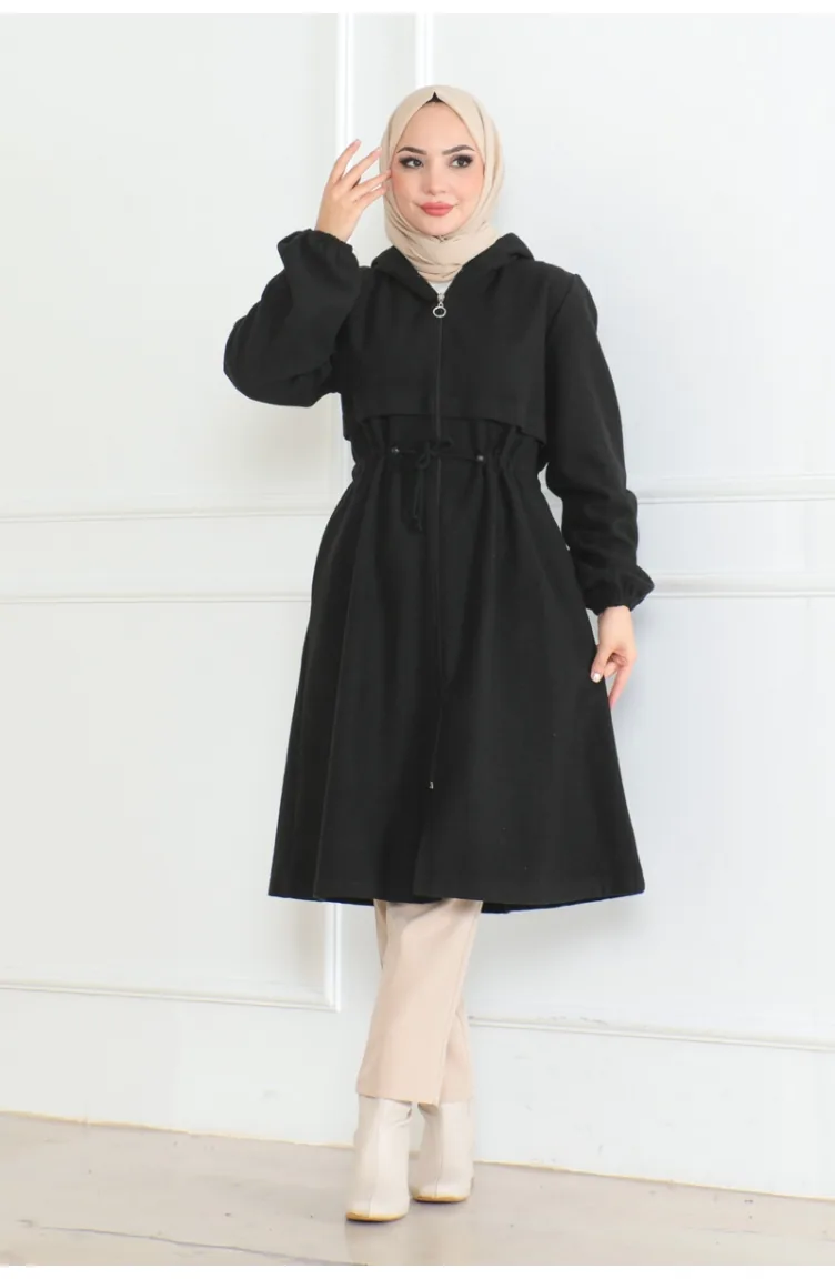 Laced Sports Cashmere Coat 05033-01 Black 05033-01