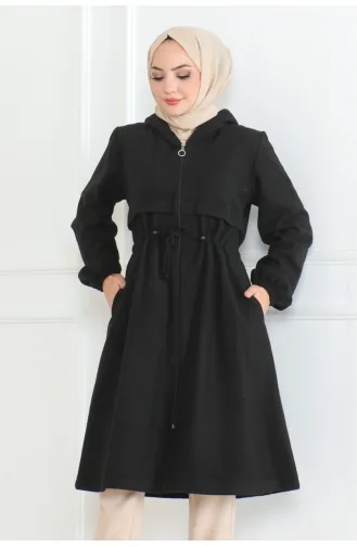 Laced Sports Cashmere Coat 05033-01 Black 05033-01