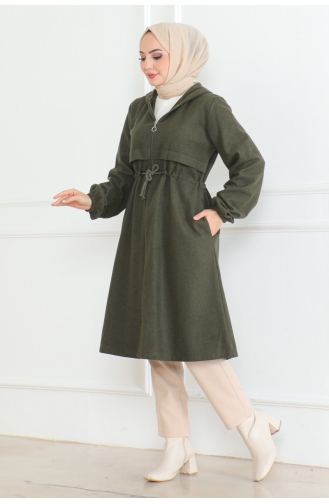 Laced Sports Cashmere Coat 05033-03 Khaki 05033-03