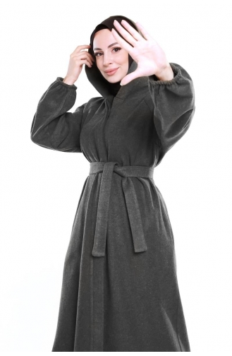 Hijabjas Met Riem 0502-01 Grijs 0502-01