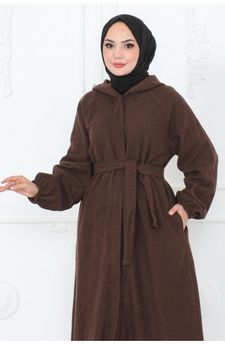Hijabjas Met Riem 0502-05 Bruin 0502-05