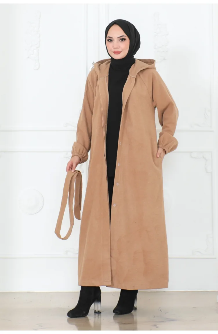 Hijabjas Met Riem 0502-07 Mink 0502-07
