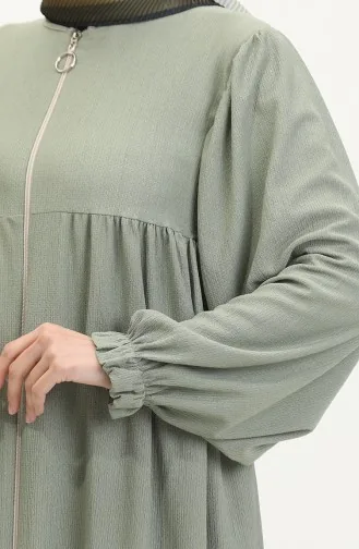Roba Abaya Froncée 1052-07 Vert 1052-07