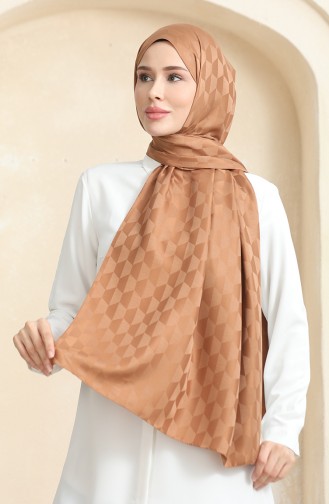 Koza Jacquard Sjaal 90181-04 Bruin 90181-04
