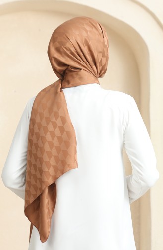 Koza Jacquard Sjaal 90181-04 Bruin 90181-04