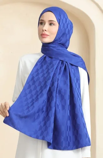 Koza Jacquard Shawl 90181-07 Saxe 90181-07