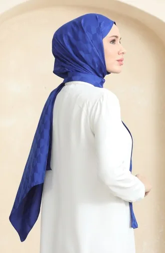 Koza Jacquard Shawl 90181-07 Saxe 90181-07