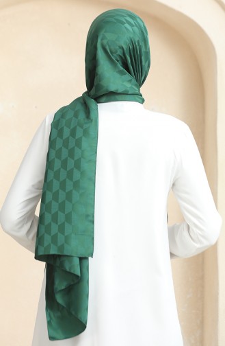 Koza Jacquard Shawl 90181-08 Emerald Green 90181-08