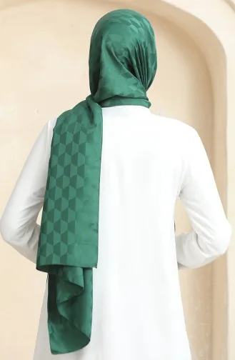 Koza Jacquard Shawl 90181-08 Emerald Green 90181-08