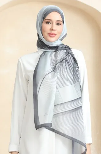 Kehribar Şal 70241-01 Siyah Antrasit