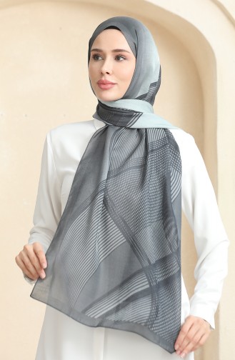 شال عنبري 70241-05 لون فحمي 70241-05