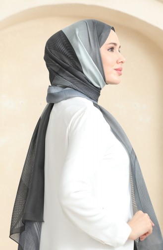 شال عنبري 70241-05 لون فحمي 70241-05