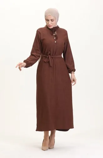 Prachtige Jurk Met Kraag En Knopen 5025-02 Taba 5025-02