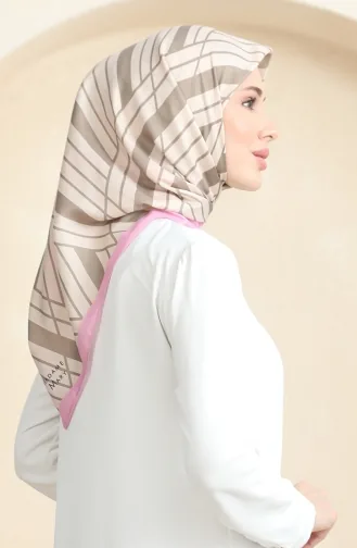 Weicher Baumwollschal 19093-05 Beige Milchkaffee 19093-05