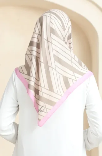 Weicher Baumwollschal 19093-05 Beige Milchkaffee 19093-05